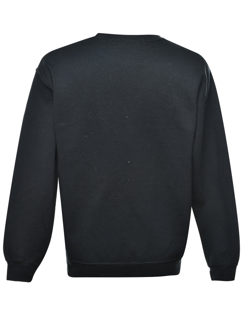 Black Cartoon Sweatshirt - M
