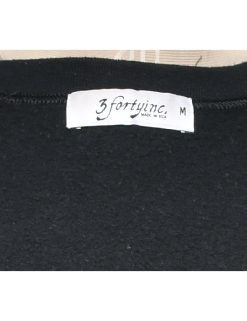 Black Cartoon Sweatshirt - M