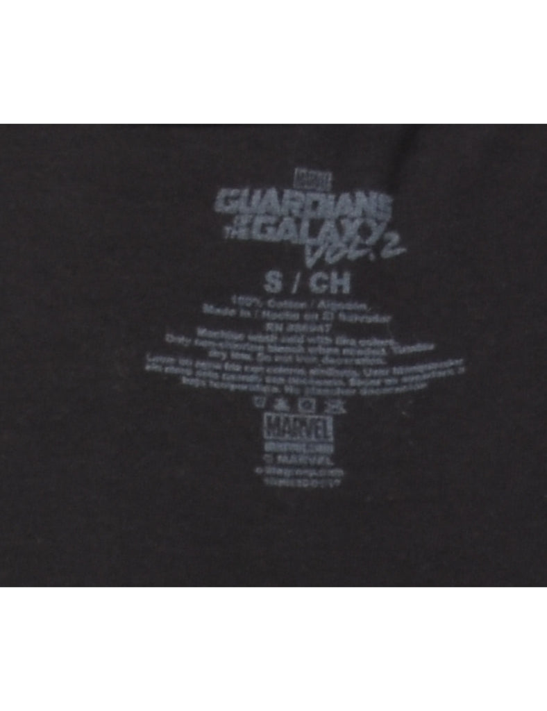 Black Cartoon T-shirt - S