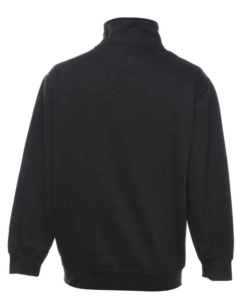 Black Chicago Windy City Printed Sweatshirt - S