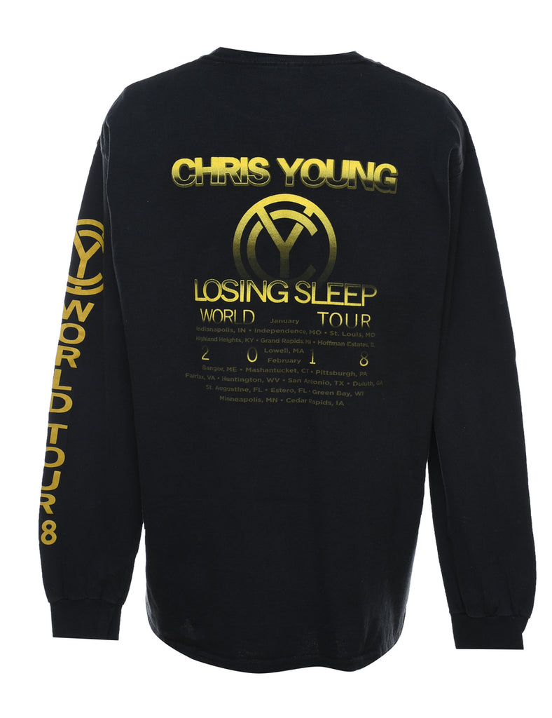 Black Chris Young Band T-Shirt - L
