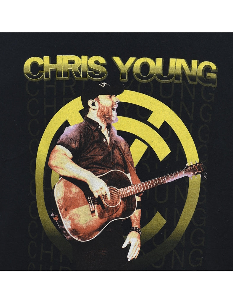 Black Chris Young Band T-Shirt - L