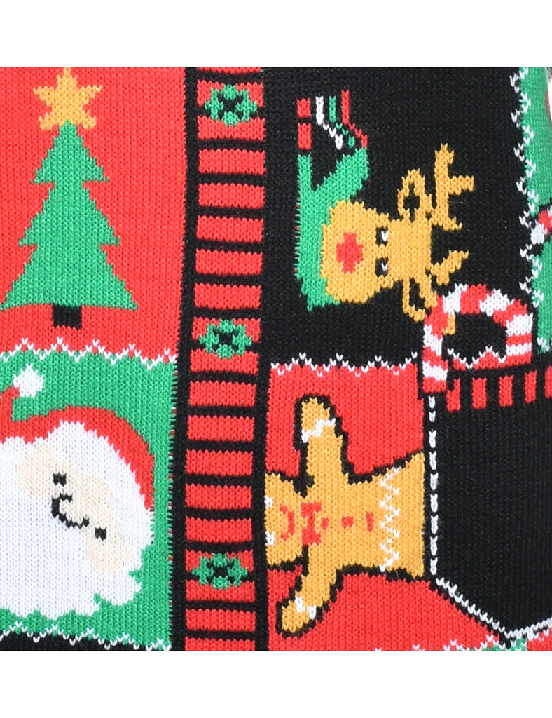 Black Christmas Jumper - L