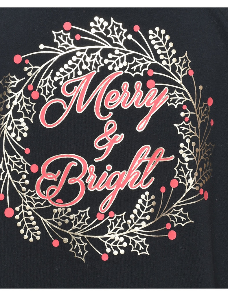 Black Christmas Sweatshirt - XL