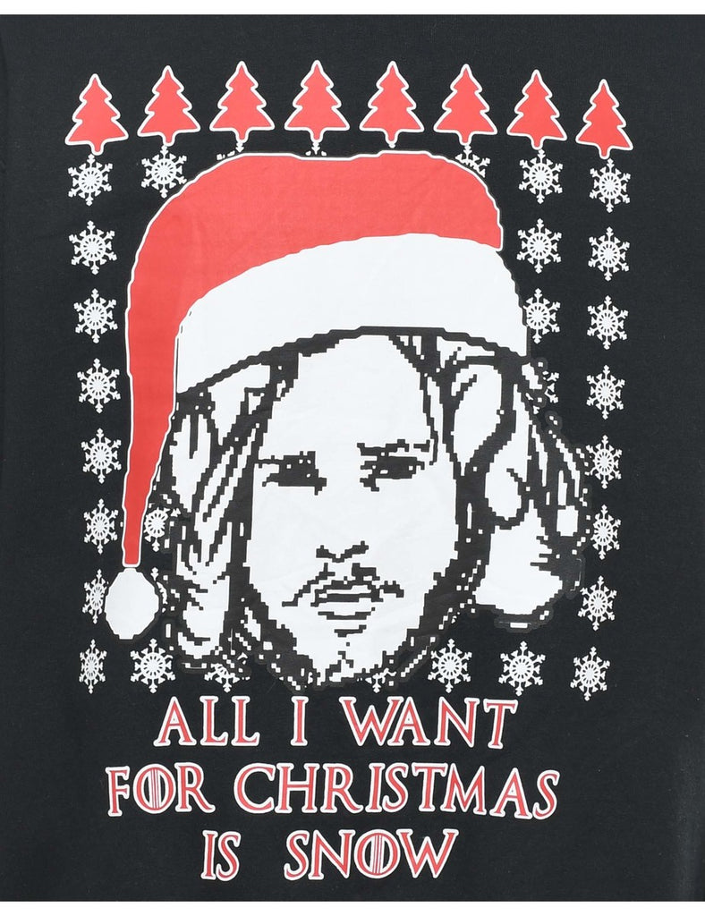 Black Christmas Sweatshirt - S