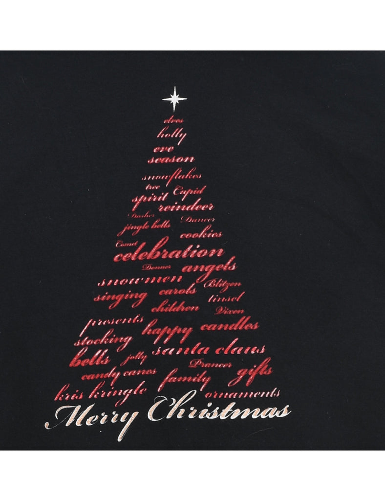 Black Christmas Sweatshirt - L
