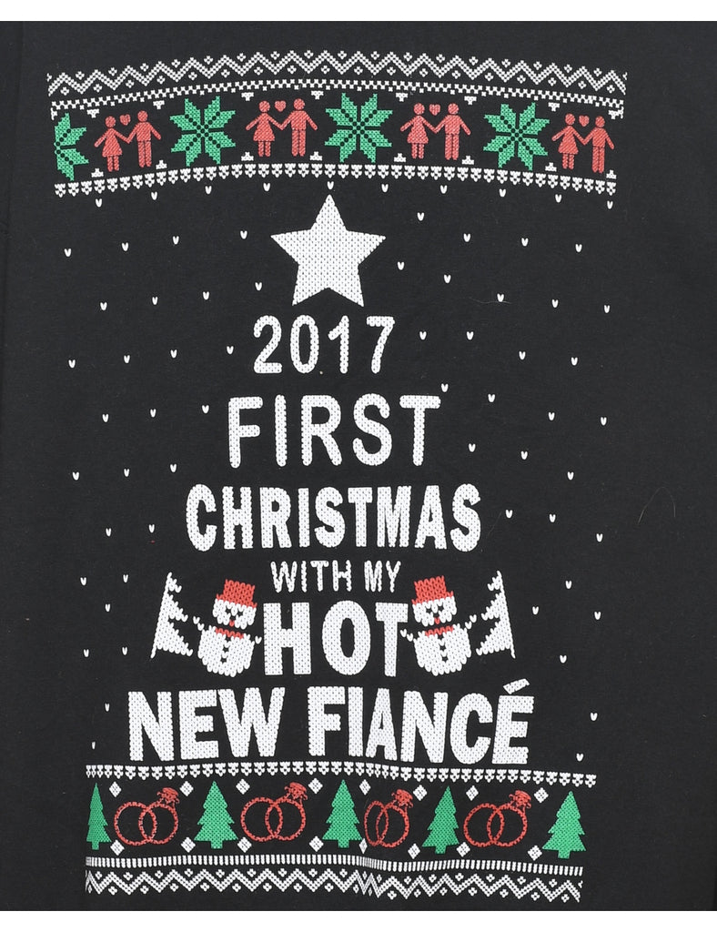 Black Christmas Sweatshirt - XL