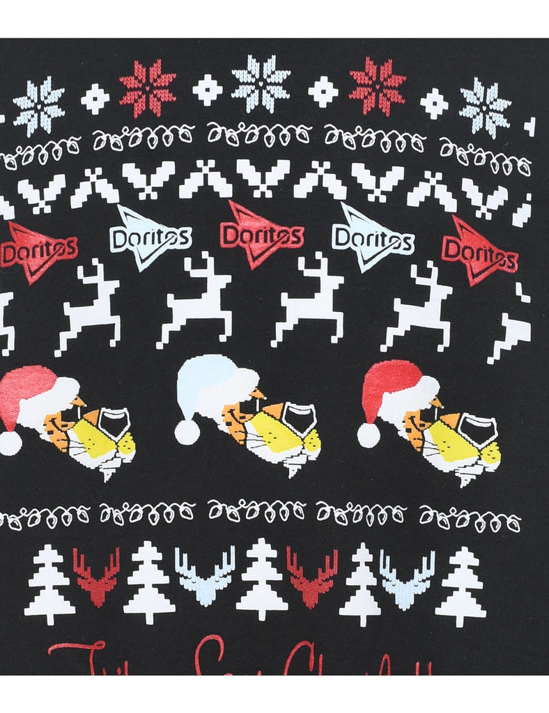 Black Christmas Sweatshirt - L