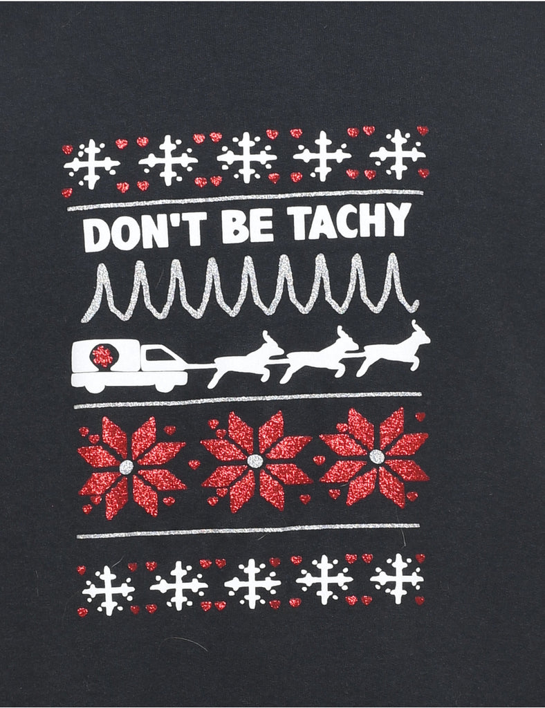 Black Christmas Sweatshirt - L