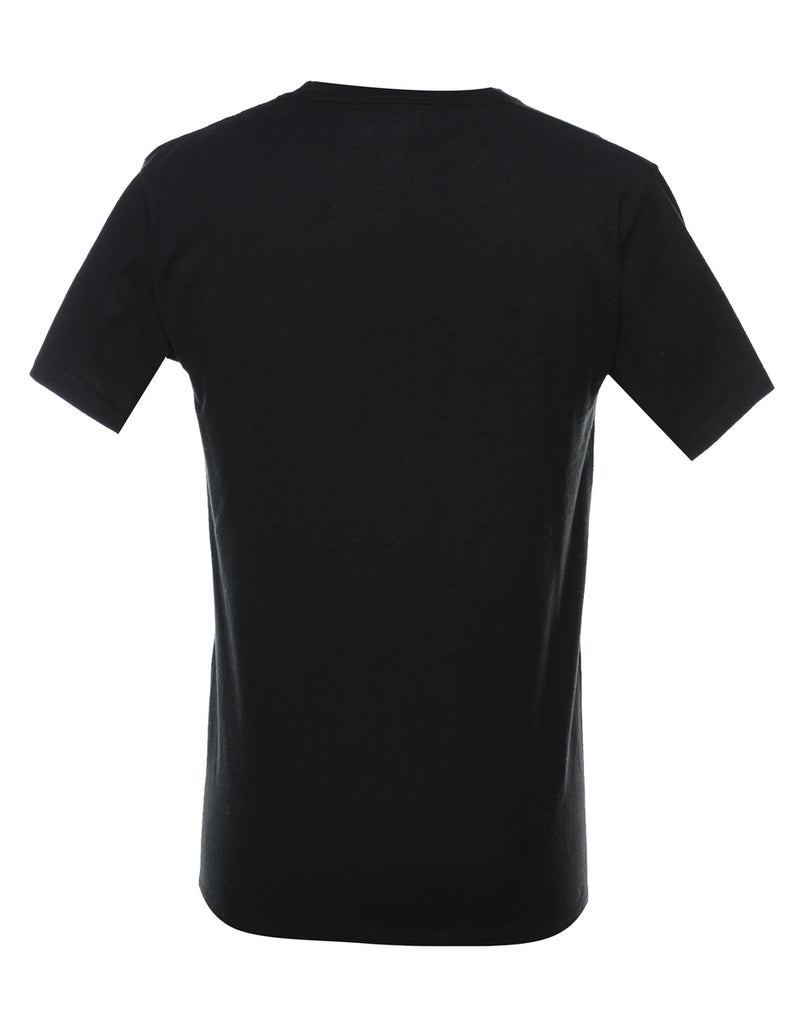 Black Classic Champion Printed T-Shirt - S