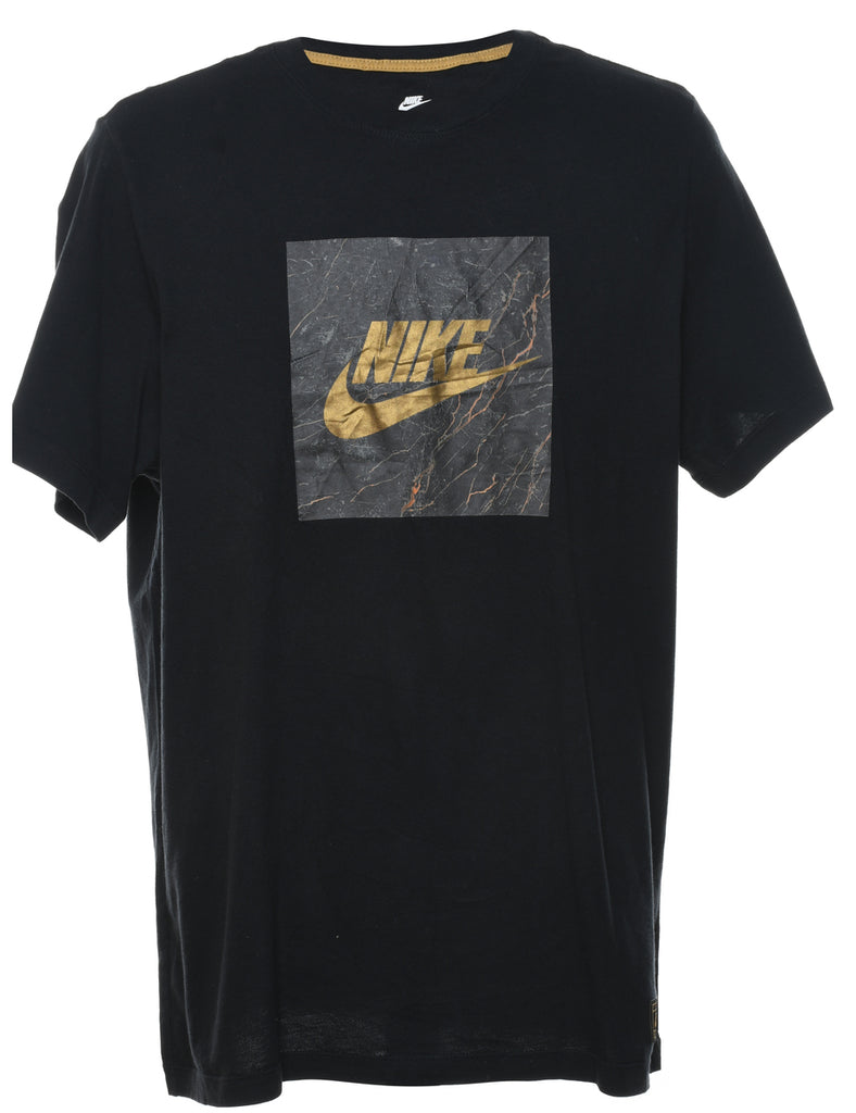 Black Classic Nike Printed T-shirt - XL