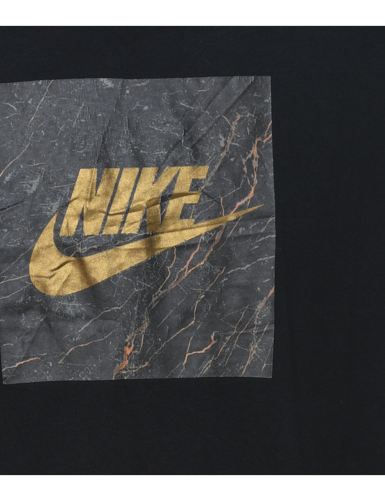 Black Classic Nike Printed T-shirt - XL