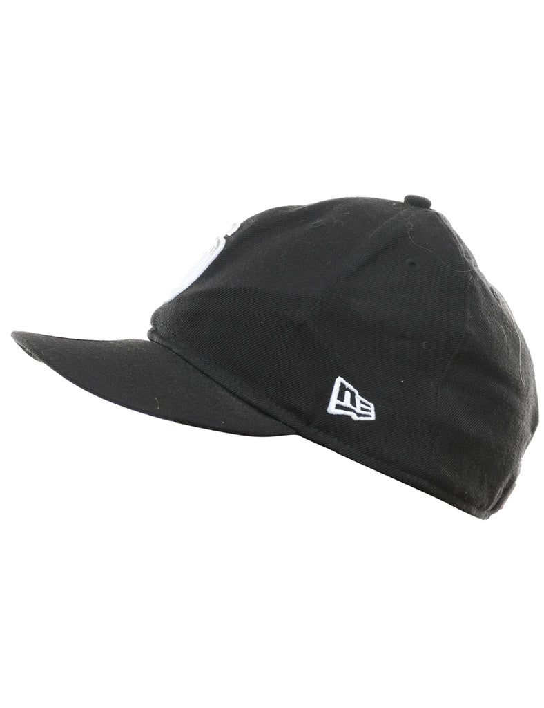 Black Embroided Cap - XS