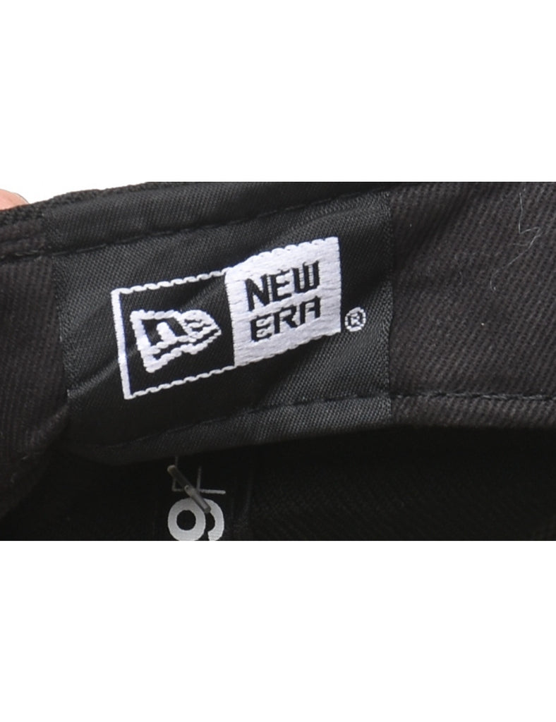 Black Embroided Cap - XS
