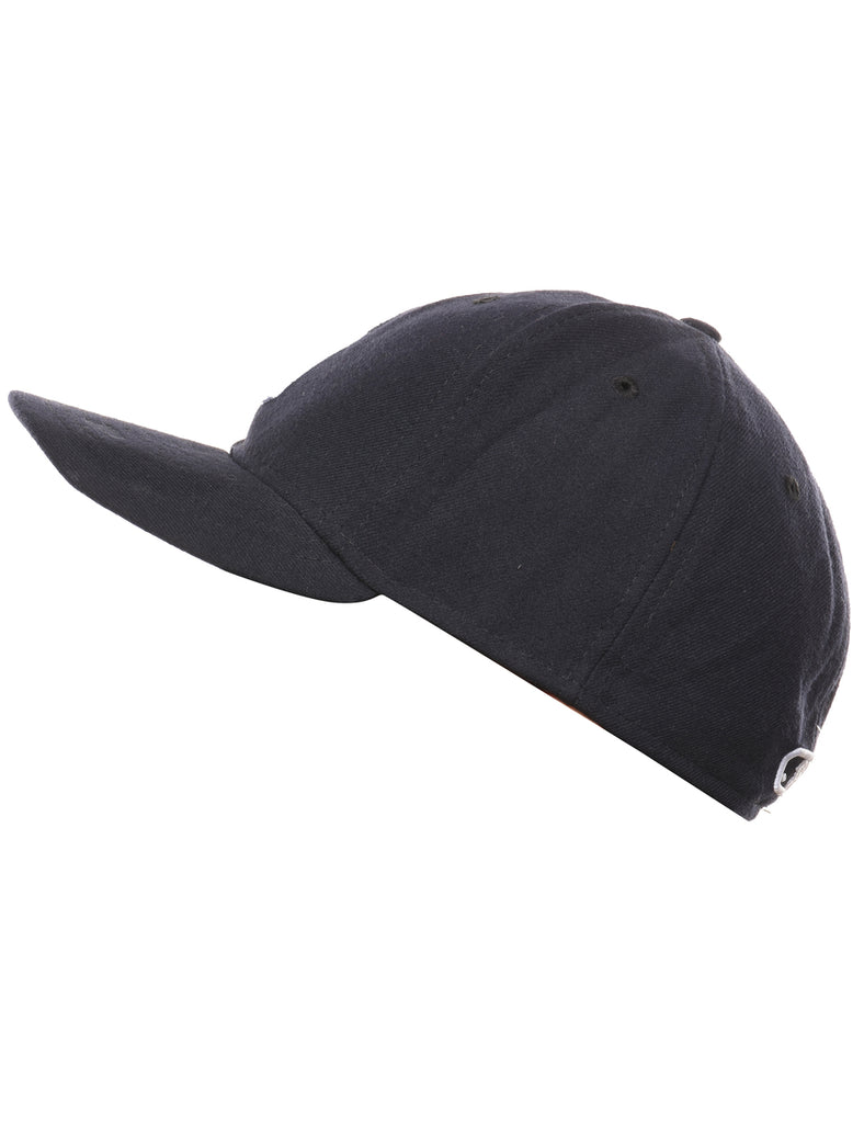 Black Embroided Cap - XS
