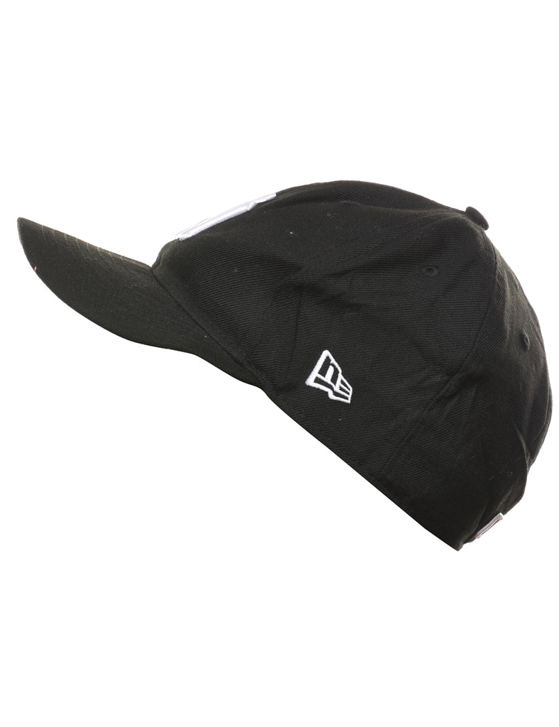 Black Embroided Cap - XS