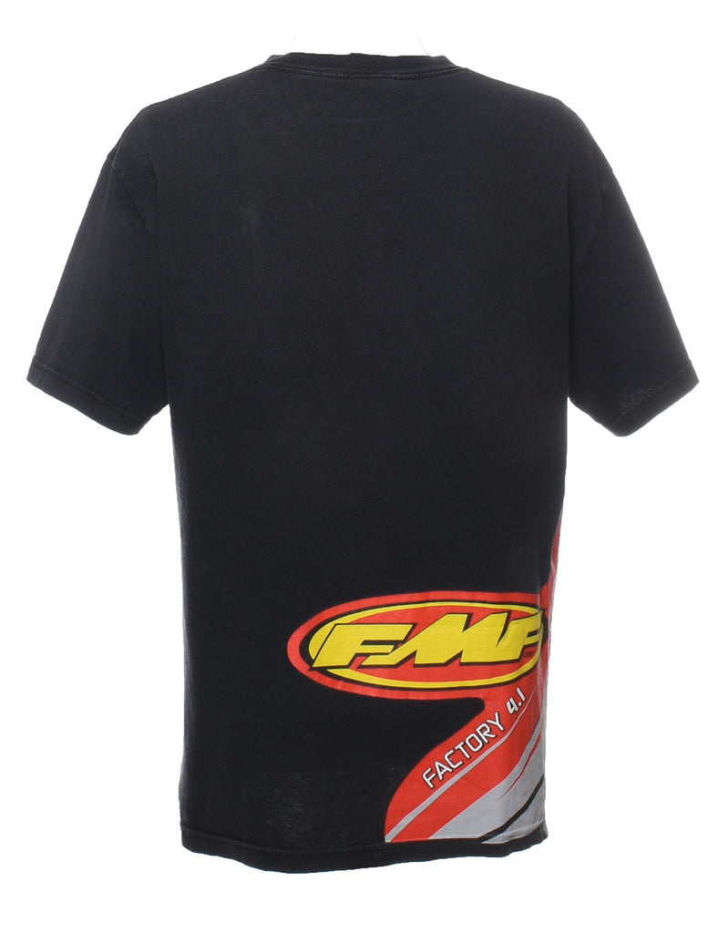 Black FMF Printed T-shirt - L