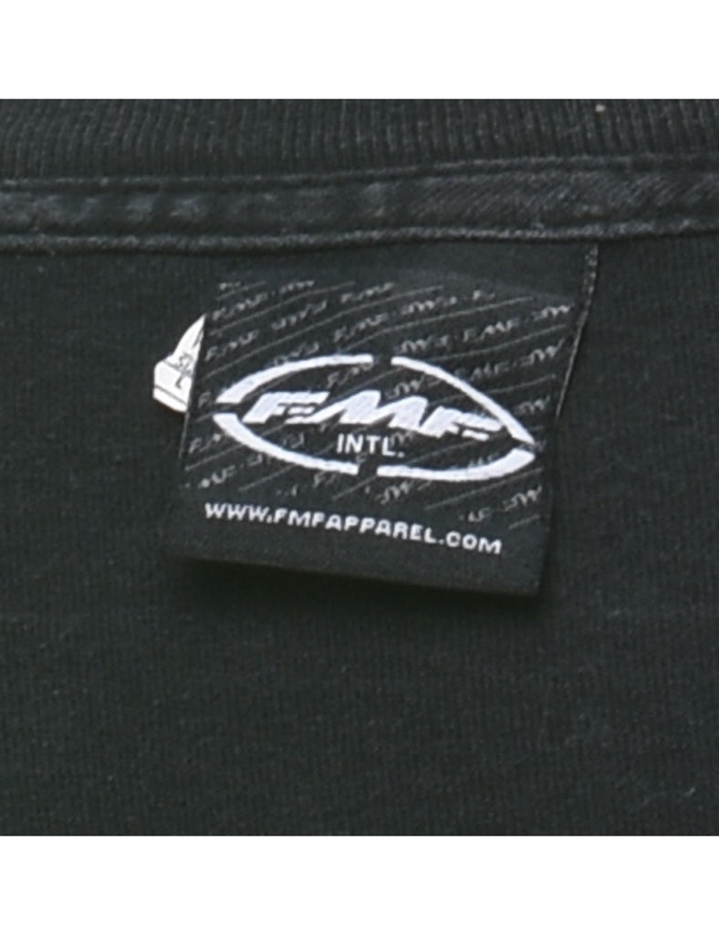 Black FMF Printed T-shirt - L