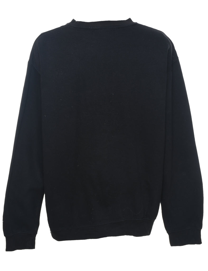 Black & Gold Starter Printed Sweatshirt - XXL