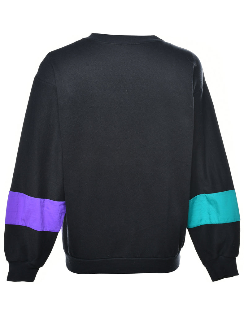 Black  Grand Targhee Printed Sweatshirt - L