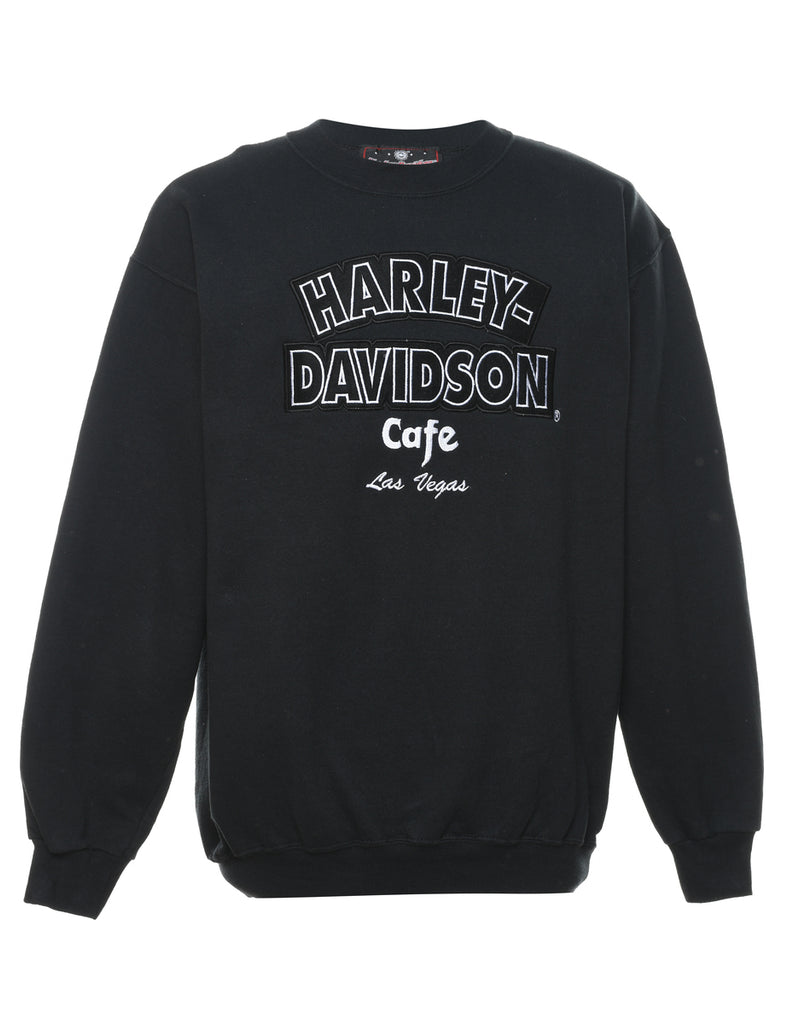 Black Harley Davidson Sweatshirt - M