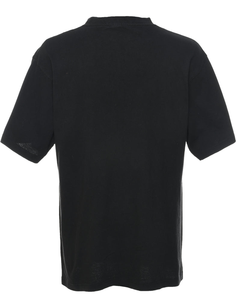 Black Justee Printed T-shirt - XL