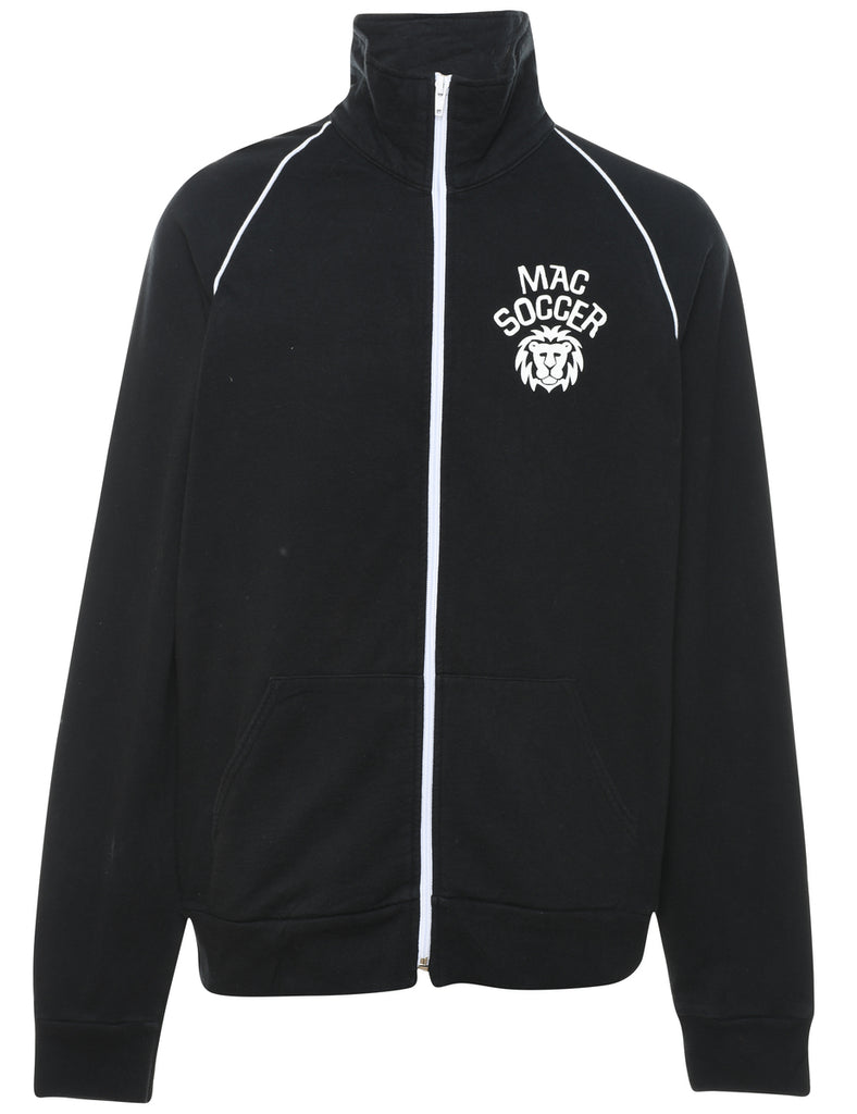 Black Mac Soccer Track Top - M