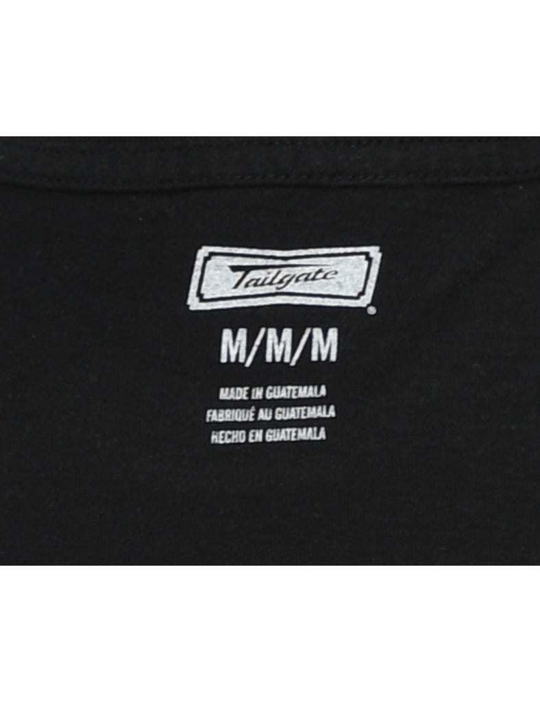 Black NASA Printed T-shirt - M