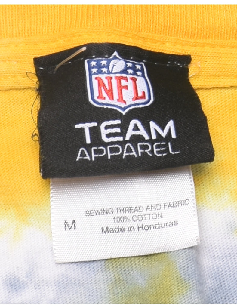 Black NFL Pittsburgh Steelers Tie Dye Sports T-shirt - M