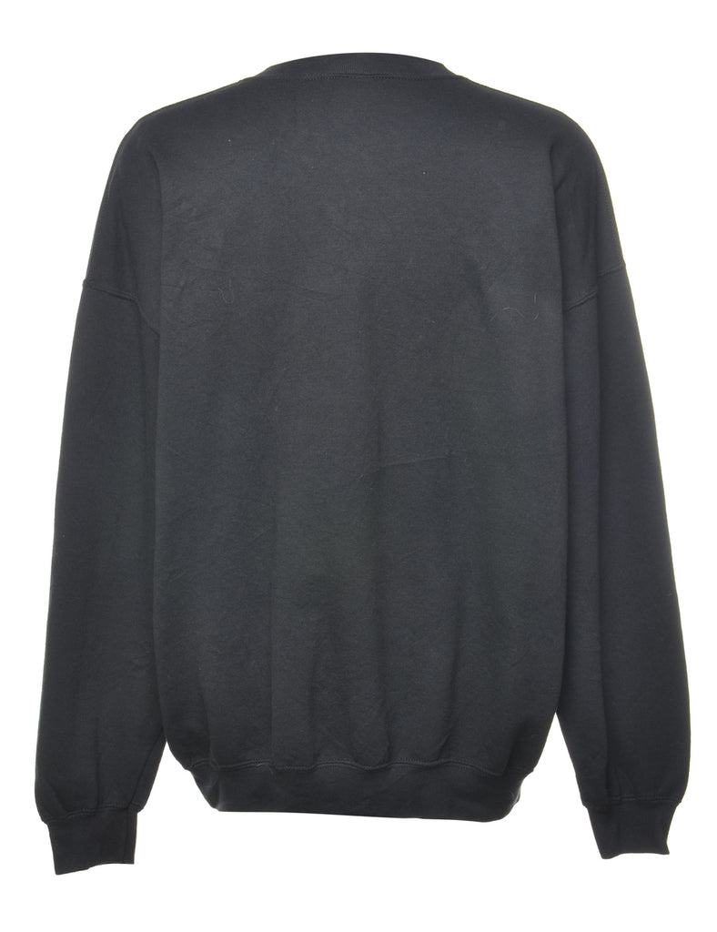 Black Plain Sweatshirt - XL