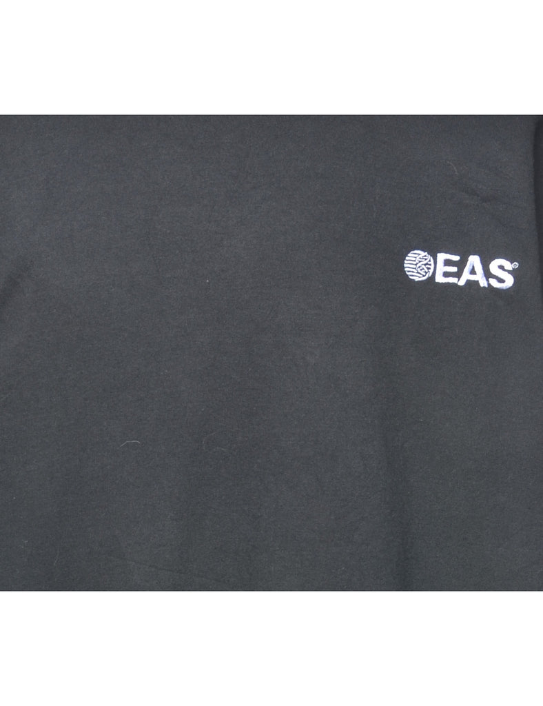 Black Plain Sweatshirt - XL