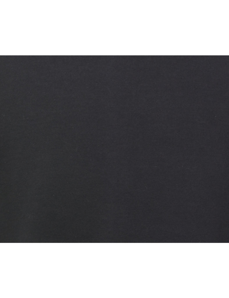 Black Plain Sweatshirt - S