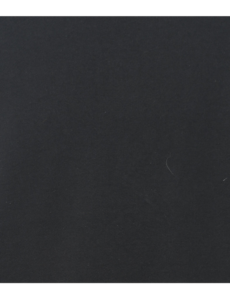 Black Plain Sweatshirt - L