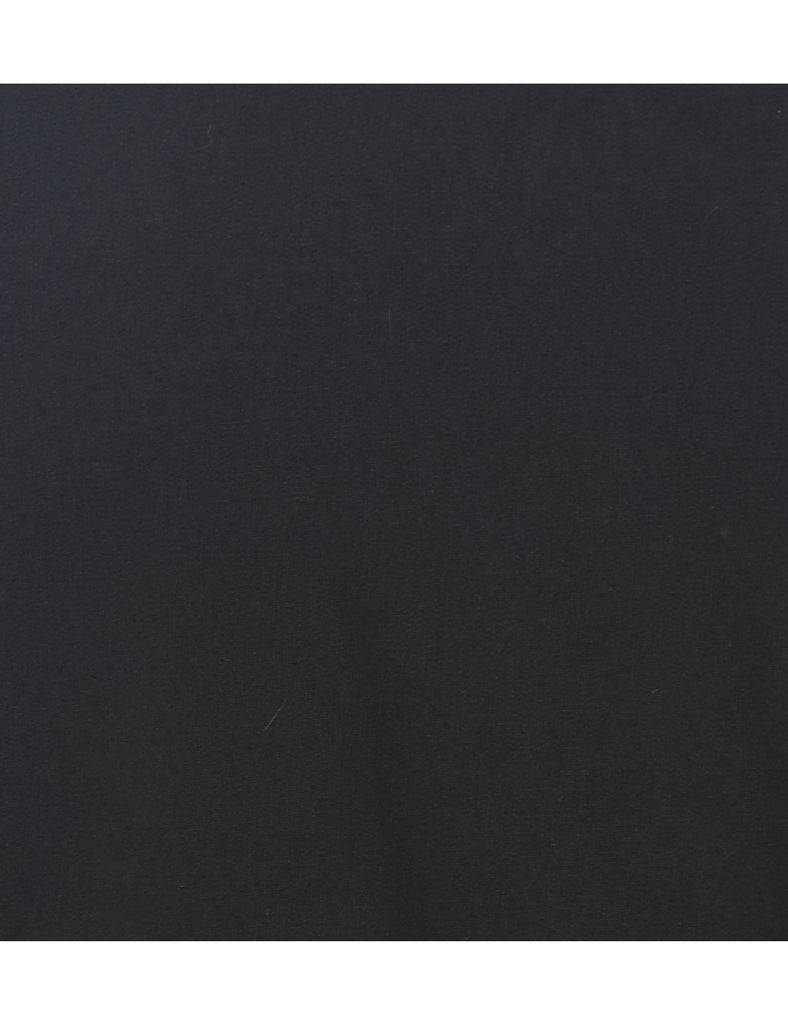 Black Plain Sweatshirt - M