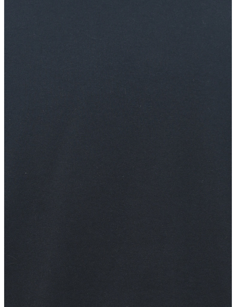 Black Plain Sweatshirt - M