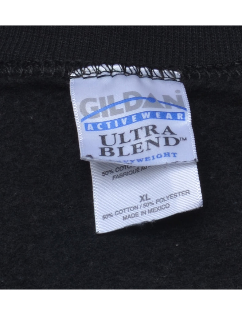 Black Plain Sweatshirt - XL