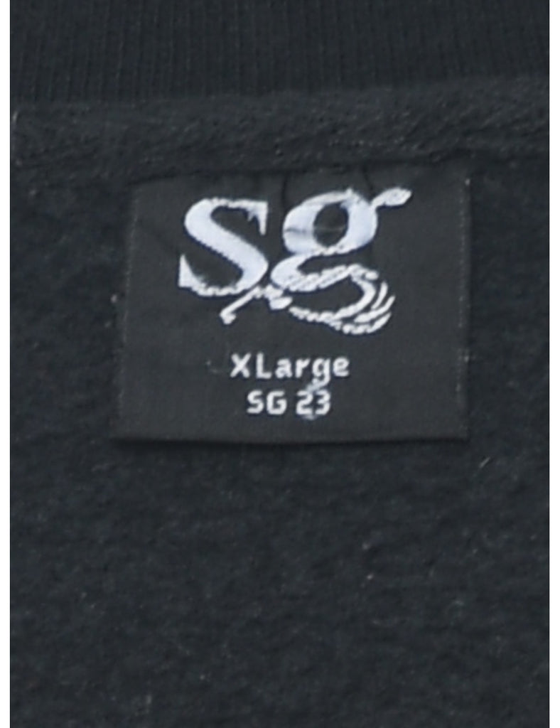 Black Plain Sweatshirt - XL