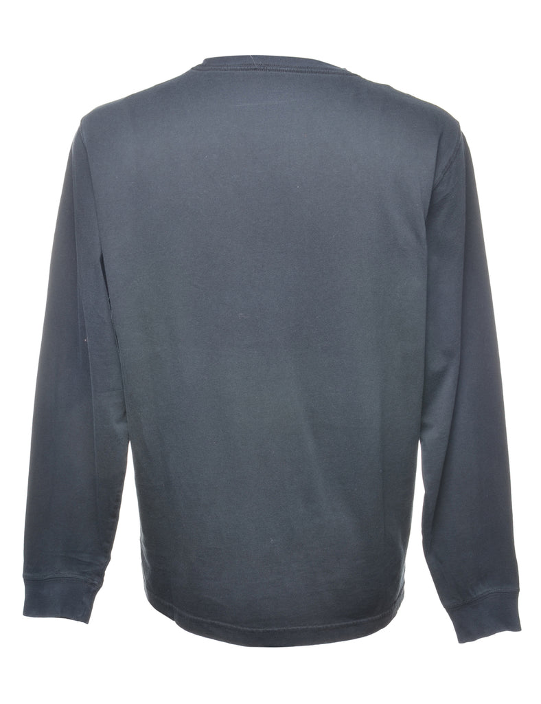 Black Plain T-shirt - M