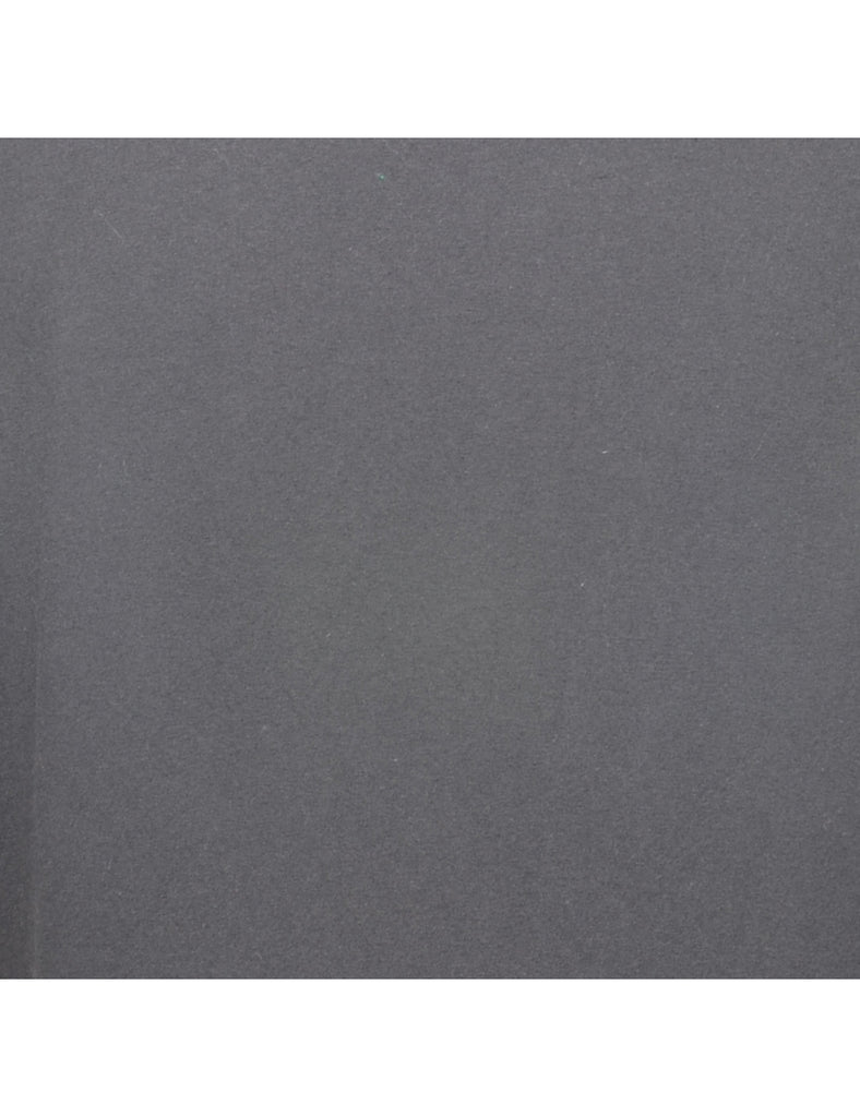 Black Plain T-shirt - XL
