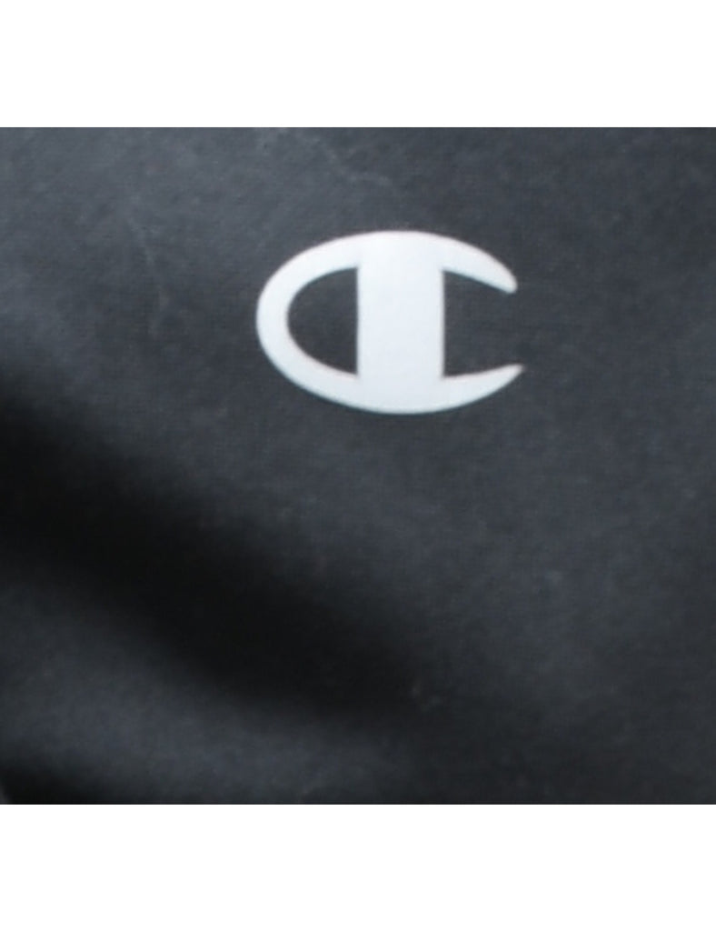 Black Printed Sweatshirt - M