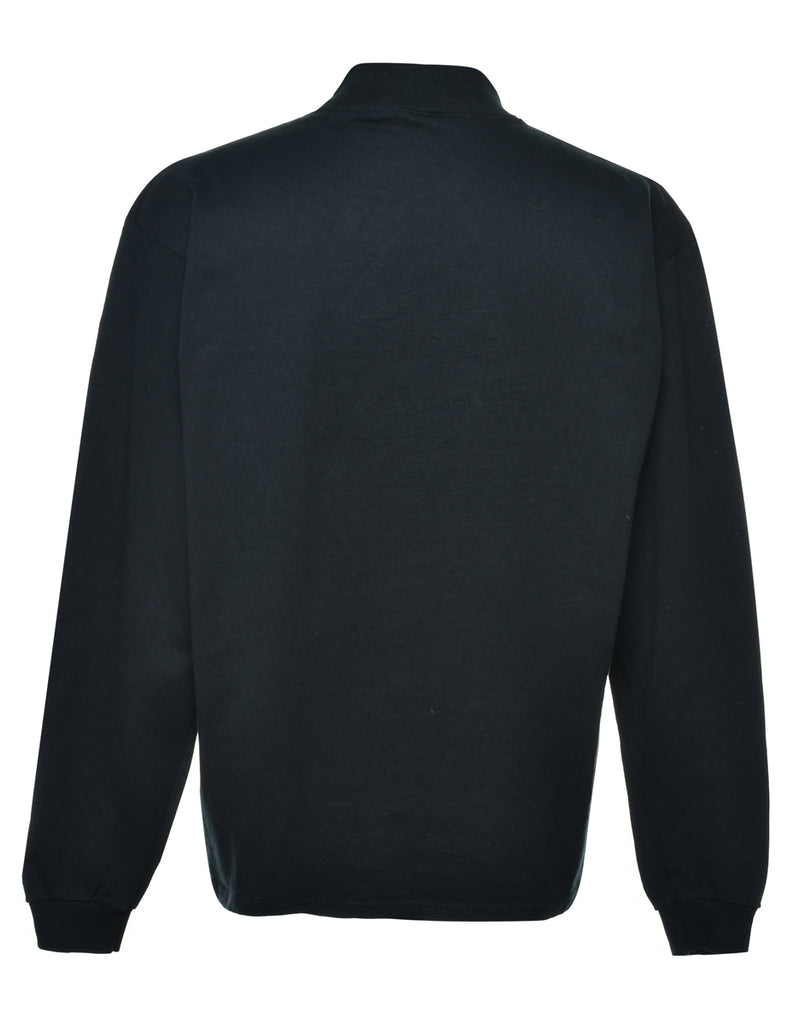 Black Printed T-shirt - L
