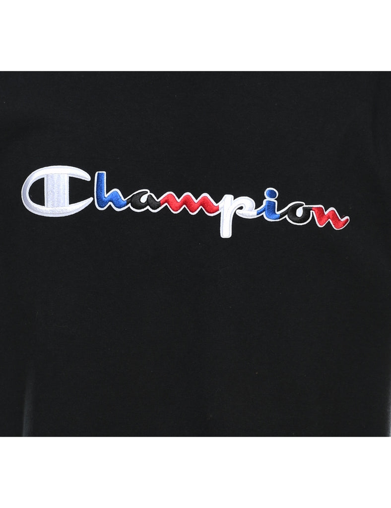 Black Printed T-shirt - M