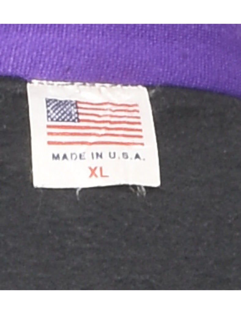 Black, Purple & White Coronado Sweatshirt - XL
