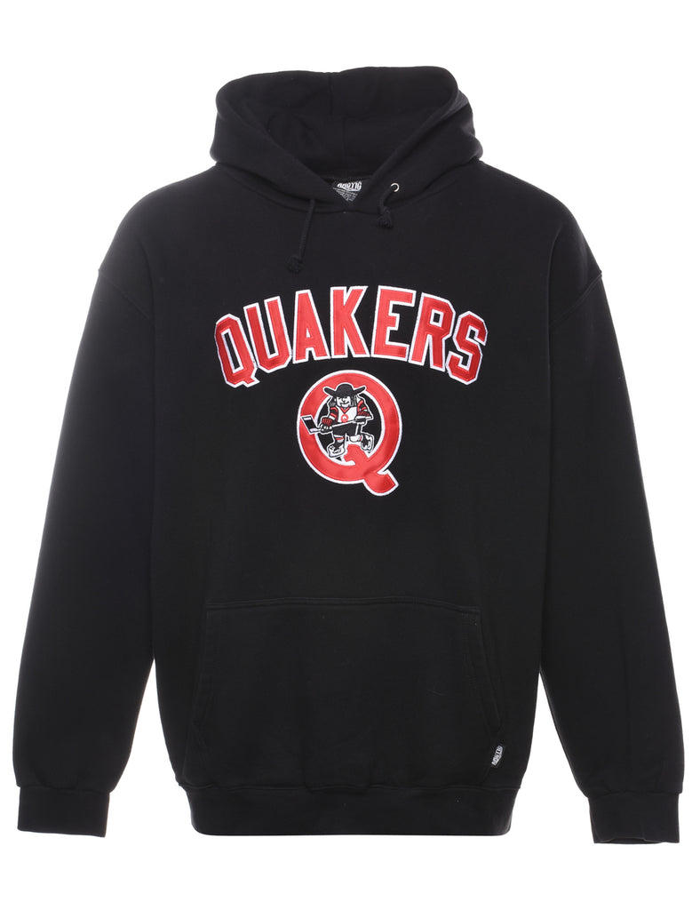 Black Quakers Hoodie - XL