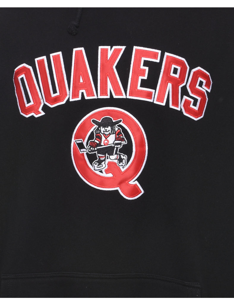 Black Quakers Hoodie - XL