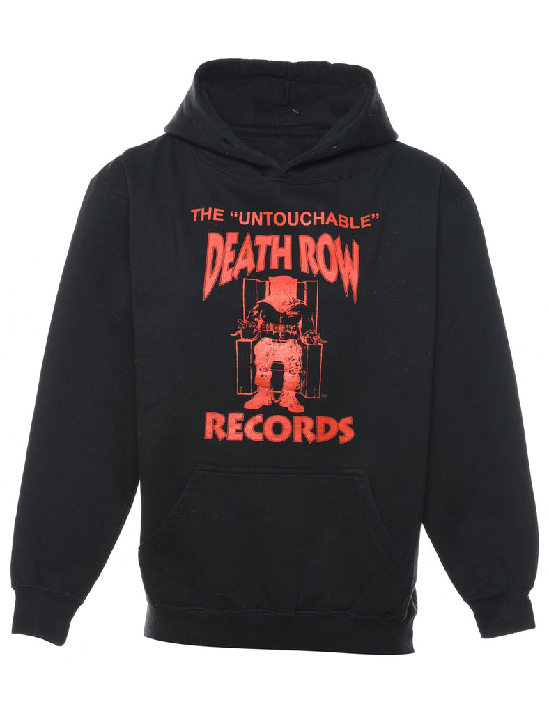 Black & Red Death Row Records Hoodie - S