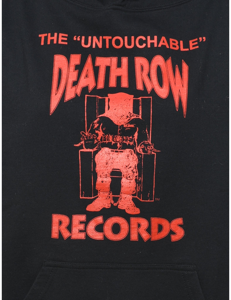 Black & Red Death Row Records Hoodie - S