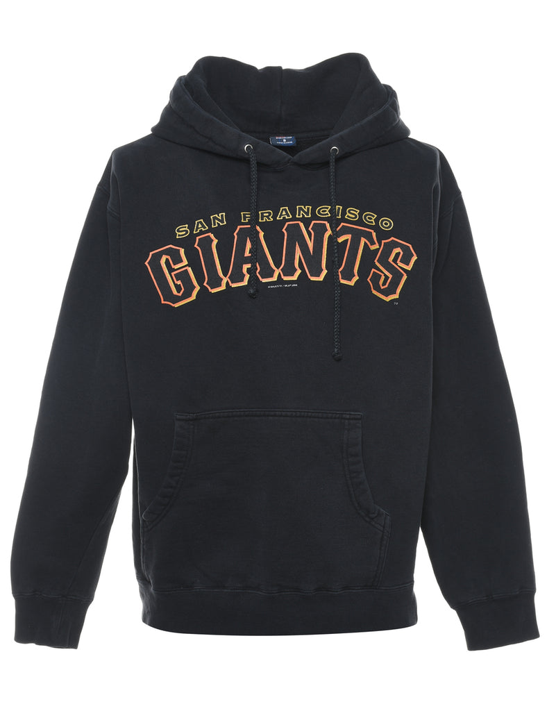 Black San Francisco Giants MLBP Hooded Sports Sweatshirt - S