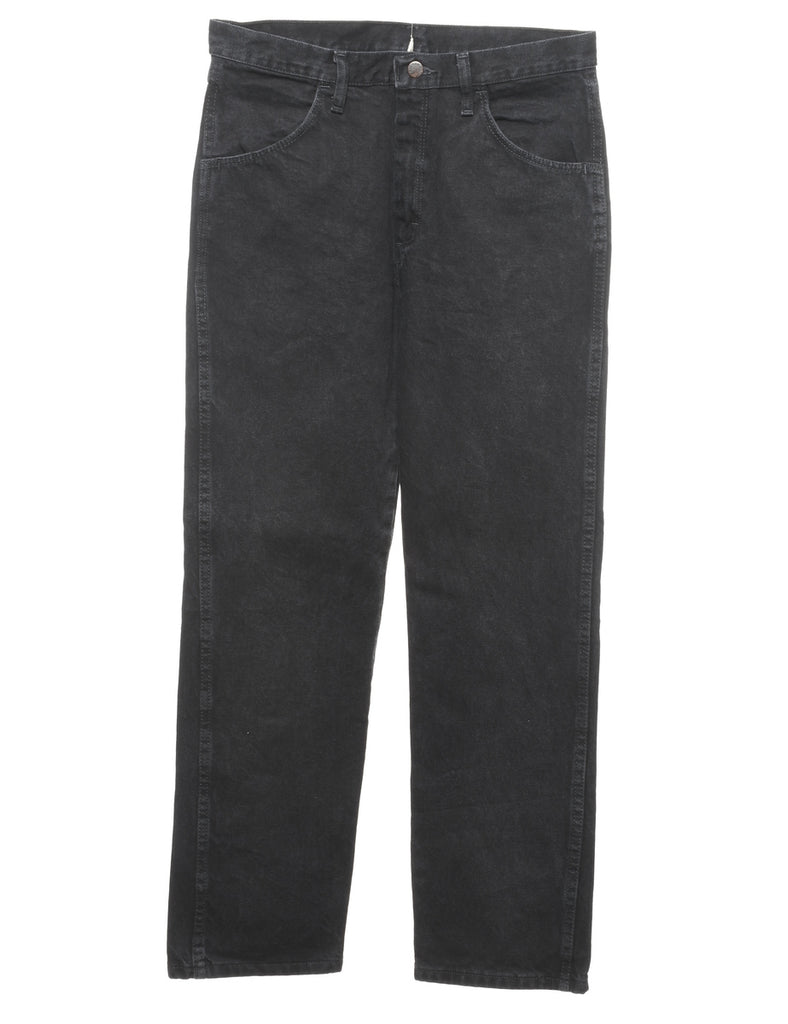 Black Straight Fit Jeans - W32 L31