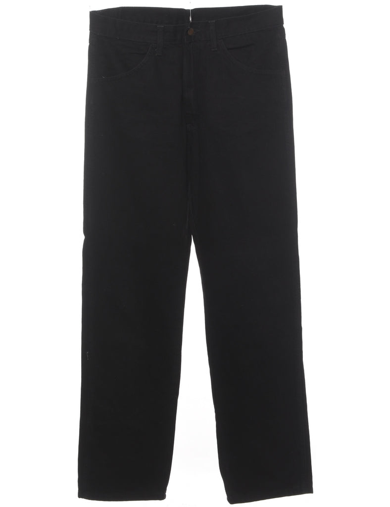 Black Straight Fit Jeans - W34 L33